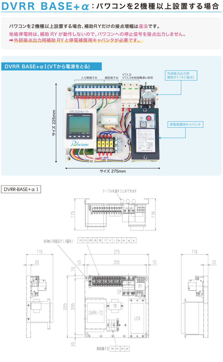 DVRR SET | 株式会社力電